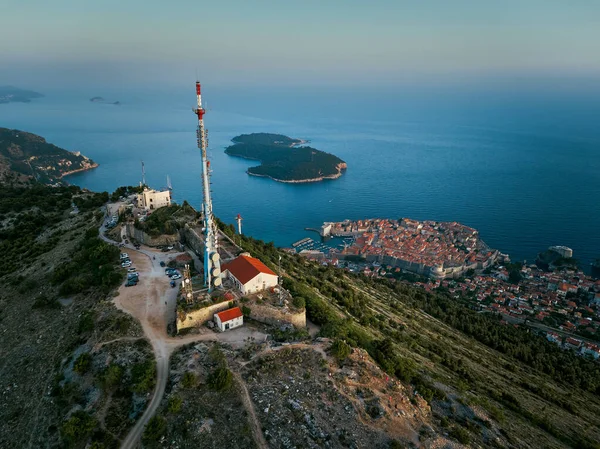 Панорама Вид Дубровник Хорватия — стоковое фото