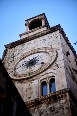 City of Split in Croatia on background