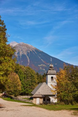 Slovenya 'nın Vintgar Vadisi' nde mimarlık