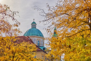 Ljubljana 'nın Slovenya, Avrupa' daki mimarisi