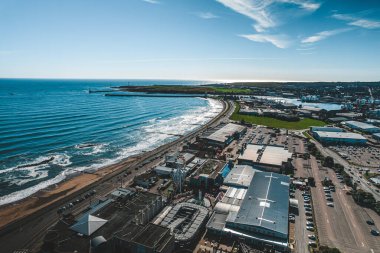 İskoçya 'daki Aberdeen şehrinin manzarası