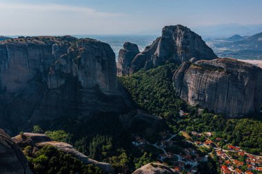 Kalambaka, Yunanistan 'daki meteora manastırı.