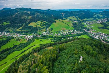 Slovakya, Stara Bystrica hava görüntüsü