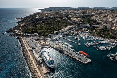 Mgarr Harbour in Gozo, Malta clipart