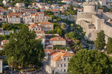 panorama, aerial view on Dubrovnik, Croatia