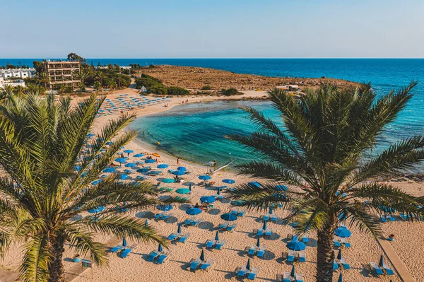 Stranden Vathia Gonia Ayia Napa Cypern — Stockfoto