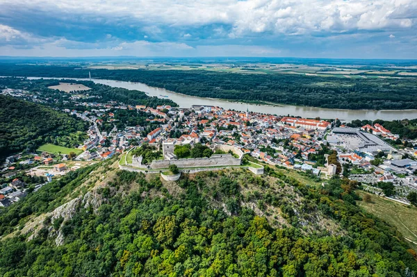 Hainburg City River Donau Austria — Φωτογραφία Αρχείου