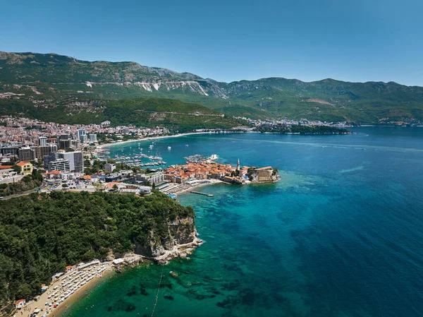 Budva Cidade Velha Montenegro — Fotografia de Stock