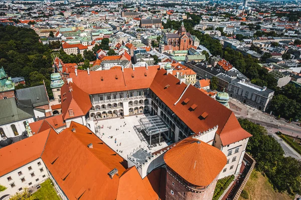 Der Wawel Krakau Polen — Stockfoto