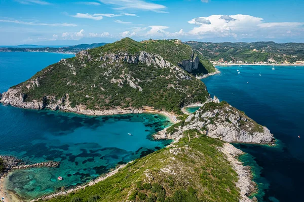 Porto Timoni Korfu Grekland — Stockfoto