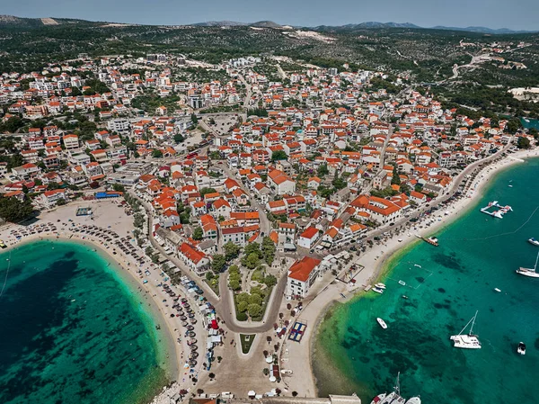 Stad Primosten Kroatië — Stockfoto