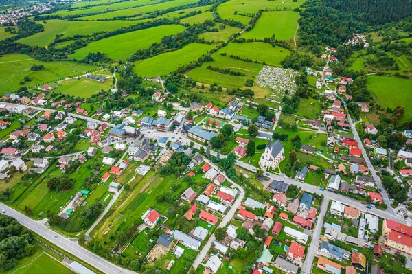 Slovakia Stara Bystrica Aerial View — Stock Photo, Image
