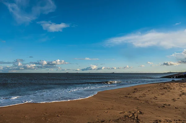 苏格兰阿伯丁海滩阵线 — 图库照片