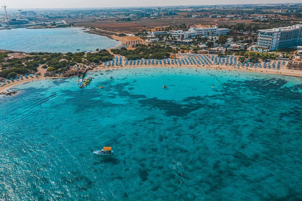 Plaża Makronissos Ayia Napa Cypr — Zdjęcie stockowe