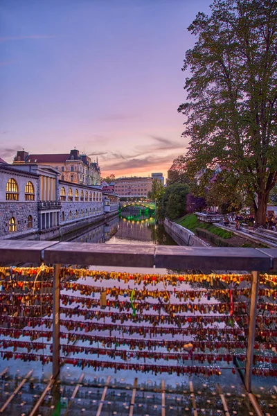 Architectuur Van Ljubljana Slovenië Europa — Stockfoto