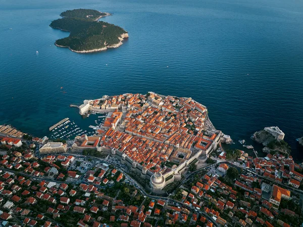 Eski Dubrovnik Kasabası Hırvat — Stok fotoğraf