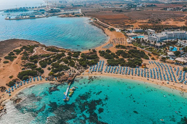 塞浦路斯Ayia Napa的Makronissos海滩 — 图库照片