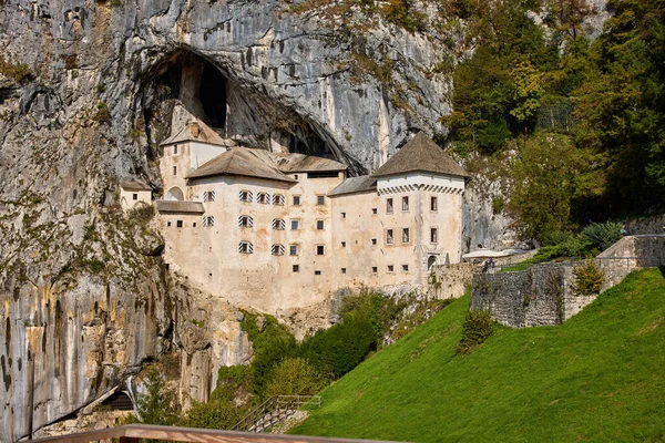 stock image Castle of Predjama in Slovenia