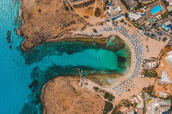 塞浦路斯Ayia Napa的Vathia Gonia海滩 — 图库照片