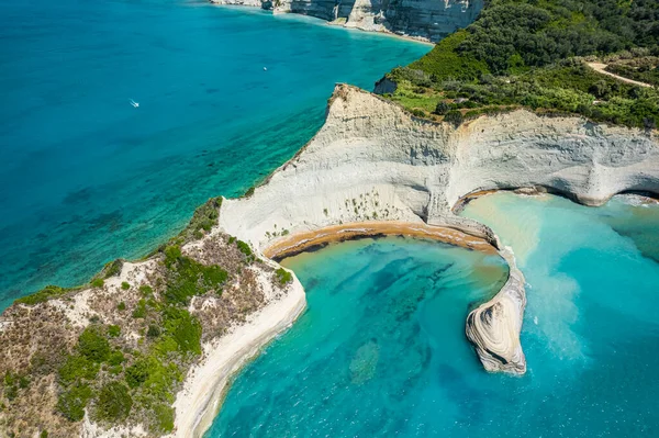 Cape Drastis Corfu Greece — Stock Photo, Image