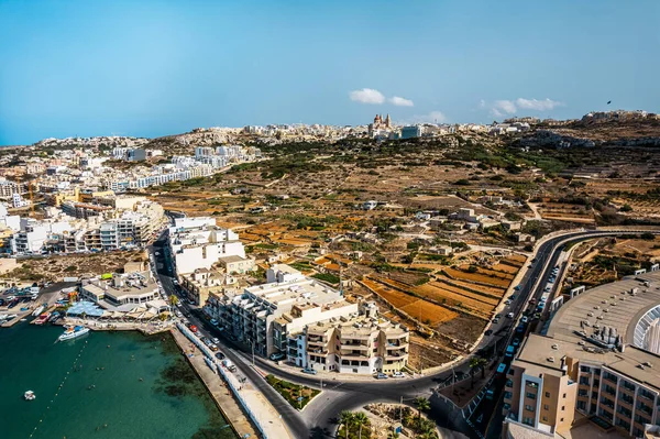 Bay Melliea Malta Background — Stock Photo, Image