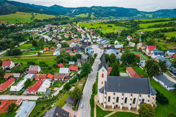 Slovakia Stara Bystrica Aerial View — Stock Photo, Image