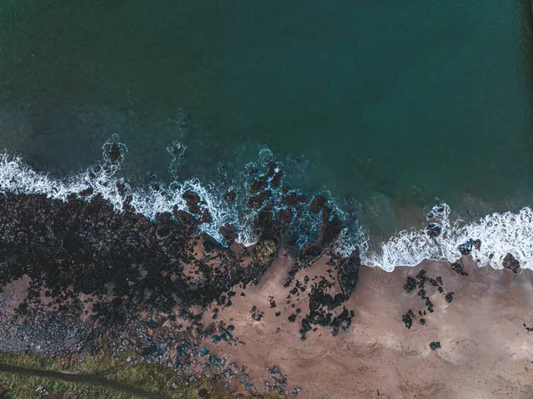 Frente Playa Aberdeen Escocia — Foto de Stock