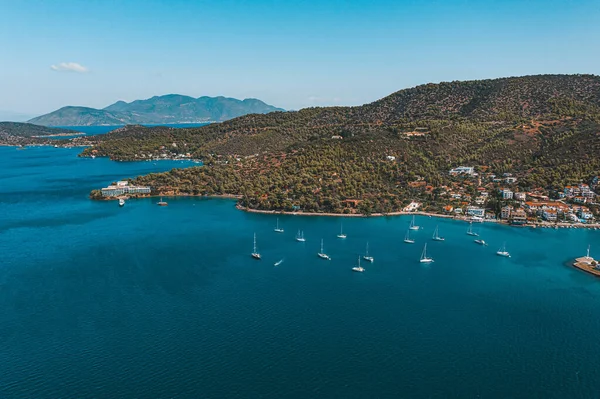 Insel Poros Griechenland Hintergrund — Stockfoto