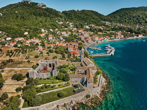 Остров Лопуд Хорватии — стоковое фото