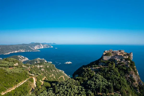 Замок Ангелокастро Корфу Греция — стоковое фото