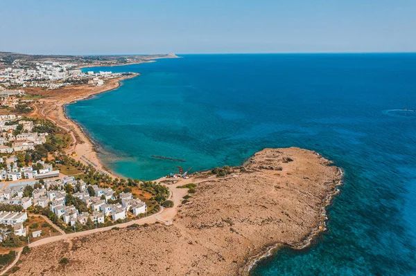 Spiaggia Vathia Gonia Ayia Napa Cipro — Foto Stock