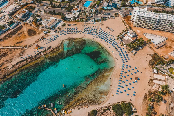 Strand Von Vathia Gonia Ayia Napa Zypern — Stockfoto