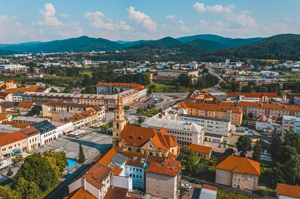 Letecký Pohled Zvolen Slovensko — Stock fotografie