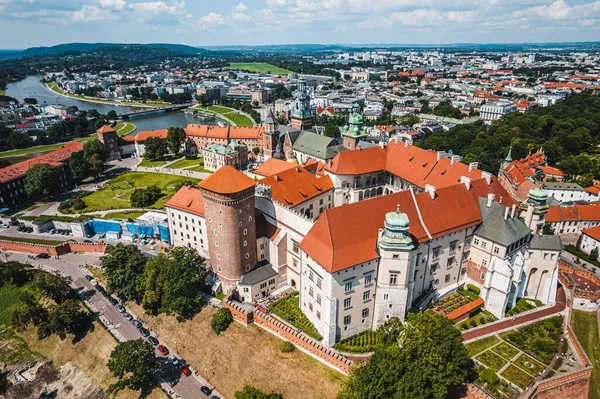 波兰克拉科夫的瓦维尔城堡 — 图库照片