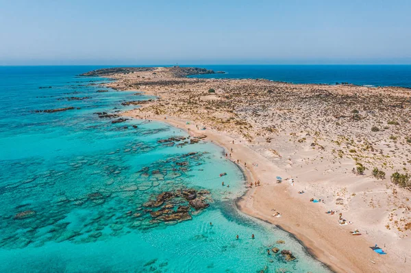 Elafonisi Strand Crete Griekenland — Stockfoto
