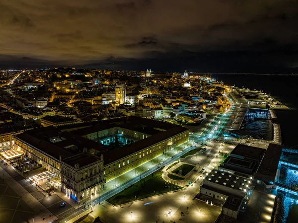 City of Lisbon by night, Portugal