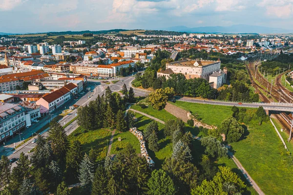 Zvolen Slovakya Hava Görüntüsü — Stok fotoğraf