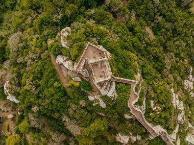 Park and National Palace of Pena in Sintra, Portugal