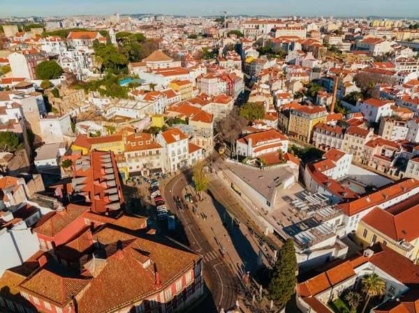 Widok Lizbonę Portugalii — Zdjęcie stockowe