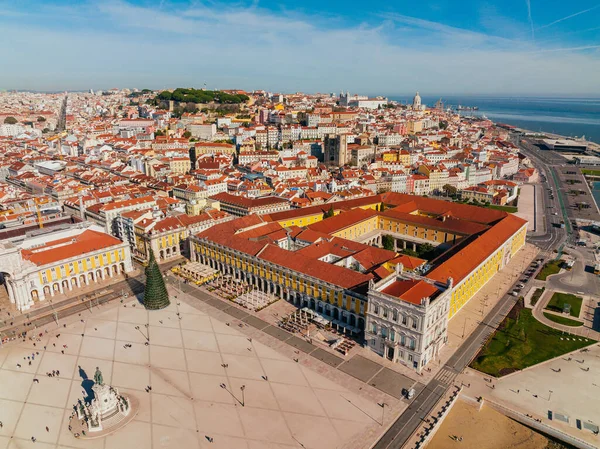Praa Comrcio Lizbon Portekiz — Stok fotoğraf