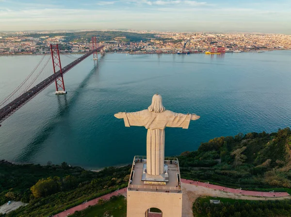 Sanctuary Christ King Lisbon Portugal — Stock Photo, Image