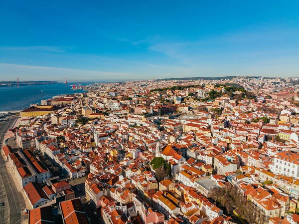 Scenic view of City of Lisbon in Portugal