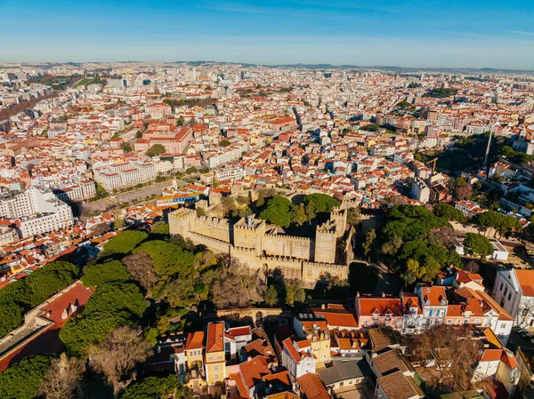 Vue Panoramique Ville Lisbonne Portugal — Photo