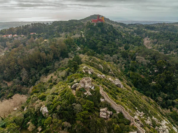 stock image Park and National Palace of Pena in Sintra, Portugal