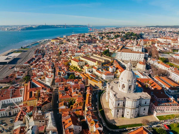 Vista Panoramica Della Città Lisbona Portogallo — Foto Stock