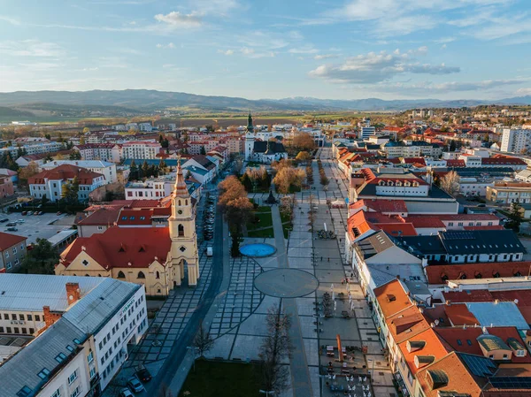 Вид Воздуха Замок Зволен Город Зволен Словакии — стоковое фото