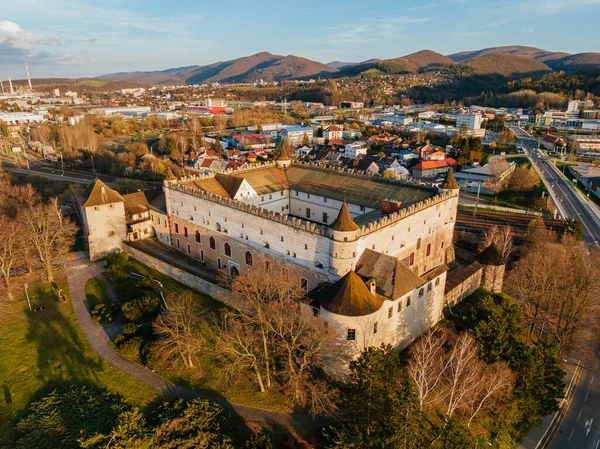 Vista Aérea Del Castillo Zvolen Ciudad Zvolen Eslovaquia —  Fotos de Stock
