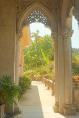 Portekiz, Sintra 'daki Monserrate Sarayı' nın güzel manzarası