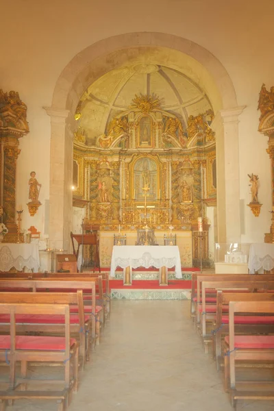 Λισαβόνα Πορτογαλία Ιουνίου 2023 Εσωτερικό Της Παλιάς Εκκλησίας Στη Λισαβόνα — Φωτογραφία Αρχείου