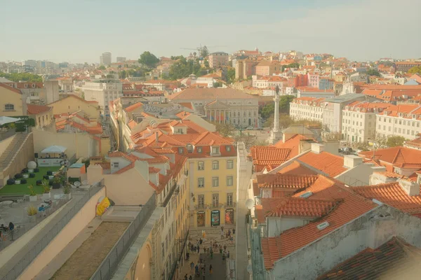 Lizbon Portekiz Haziran 2023 Lizbon Portekiz Deki Tarihi Binaların Manzarası — Stok fotoğraf